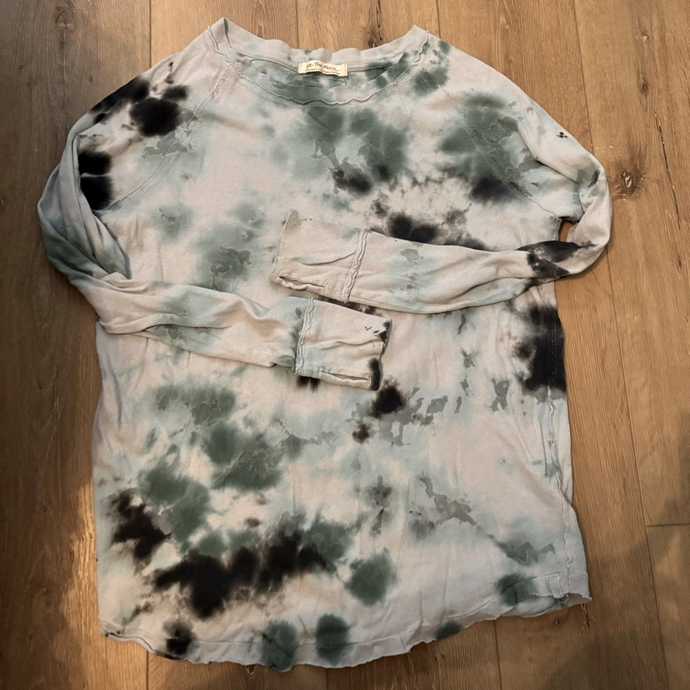 Free People Arden Washed Tie Dye Top Tunic - Picture 5 of 6